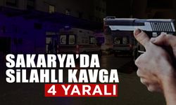 Sakarya'da Silahlı Kavga: 4 Yaralı!