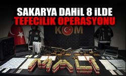 Sakarya Dahil 8 İlde Tefecilik Operasyonu