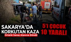 Sakarya'da Kaza: 5'i Çocuk 10 Yaralı