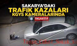 Sakarya’daki Trafik Kazaları KGYS Kameralarında