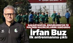 Sakaryaspor'da İrfan Buz İlk Antrenmanına Çıktı
