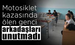 Kazada Ölen Genci Arkadaşları Unutmadı