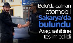 Bolu'da Çalındı, Sakarya'da Bulundu