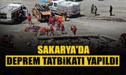Sakarya'da Deprem Tatbikatı Yapıldı