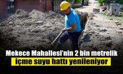 Mekece'nin İçme Suyu Hattı Yenileniyor