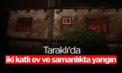 İki Katlı Evde Çıkan Yangın Söndürüldü