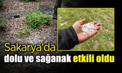 Sakarya'da Dolu ve Sağanak Etkili Oldu