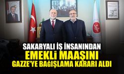 Sakaryalı İş İnsanından Emekli Maaşını Gazze'ye Bağışlama Kararı