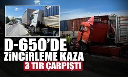 D-650’de Zincirleme Kaza!
