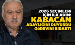 Kabacan Adaylığını Duyurdu, Görevini Bıraktı