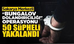 Sakarya Merkezli "Bungalov Dolandırıcılığı" Operasyonu
