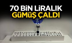 70 Bin Liralık Gümüş Çalan Hırsız Yakalandı