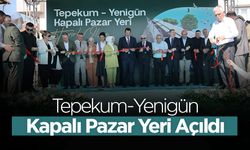 Tepekum-Yenigün Kapalı Pazar Yeri Açıldı