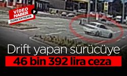 Sakarya'da Drift Yapan Sürücüye Ceza