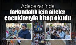 Farkındalık İçin Aileler Çocuklarıyla Kitap Okudu