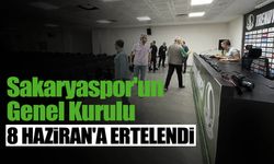 Sakaryaspor'un Genel Kurulu Ertelendi