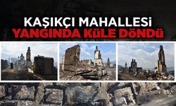 Kaşıkçı Mahallesi Yangında Küle Döndü
