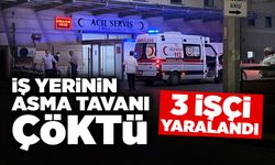 Serdivan'da Bulunan İş Yerinde Asma Tavan Çöktü