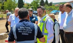 Söğütlü’nün 25 Km'lik Altyapısı İçin Ekipler İlçenin Dört Bir Yanında Çalışıyor