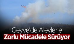 Geyve'de Orman Yangını 2. Gününde