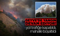 Geyve'de Yangın Sürüyor