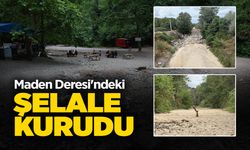 Maden Deresi'ndeki Şelale Kurudu