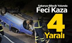 Sakarya-Bilecik Yolunda Feci Kaza: 4 Yaralı
