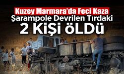 Şarampole Devrilen Tırdaki 2 Kişi Öldü