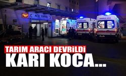 Sakarya'da Tarım Aracı Devrildi