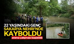 Sakarya Nehri'nde Kaybolan Genç Aranıyor