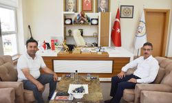 Başkan Dinç Oda Başkanı Tepe’yi Misafir Etti