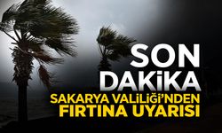 SON DAKİKA! Valilikten Fırtına Uyarısı...