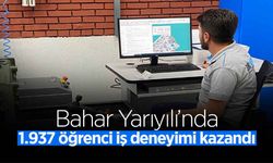1.937 Öğrenci İş Deneyimi Kazandı