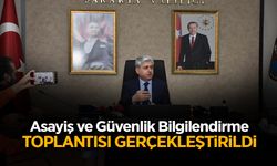 Asayiş ve Güvenlik Bilgilendirme Toplantısı Gerçekleştirildi