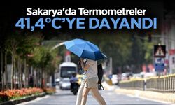 Sakarya'da Termometreler 41,4 °C’ye Dayandı