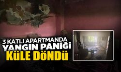 3 Katlı Apartmanda Yangın Paniği: Küle Döndü