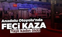 Anadolu Otoyolu’nda Feci Kaza: Yaşlı Kadın Öldü