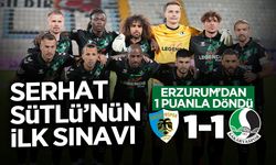 Sakaryaspor'da Serhat Sütlü’nün ilk Sınavı