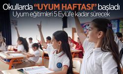 Okullarda Uyum Haftası Başladı