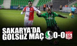 Sakarya'da Golsüz Maç: 0-0