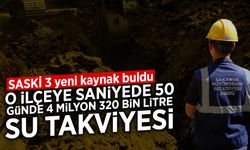 SASKİ 3 Yeni Kaynak Buldu