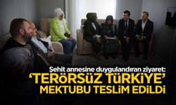Terörsüz Türkiye Mektubu Teslim Edildi