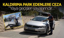 Kaldırımları İşgal Eden Araçlara Geçit Yok