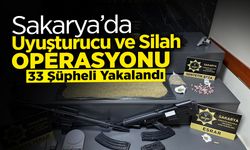 Sakarya’da Uyuşturucu ve Silah Operasyonu