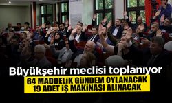 Büyükşehir Meclisi Yarın Toplanıyor