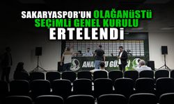 Sakaryaspor'un Olağanüstü Seçimli Genel Kurulu Ertelendi
