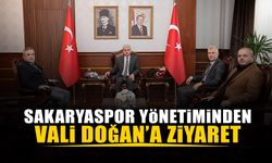 Sakaryaspor Yönetiminden Vali Doğan’a Ziyaret