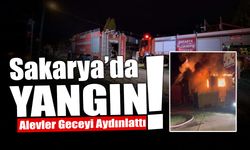 Sakarya’da Yangın: Alevler Geceyi Aydınlattı!
