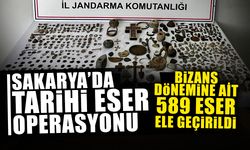 Sakarya’da Tarihi Eser Operasyonu!