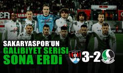 Sakaryaspor'un Galibiyet Serisi Sona Erdi!